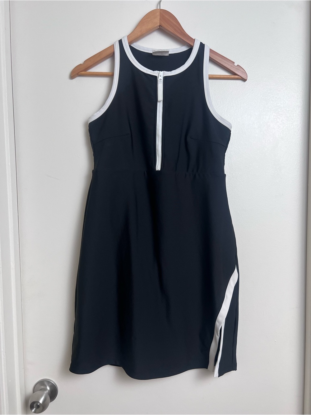 Sage Collective Black White Athletic Tennis Dress Built In Shorts M